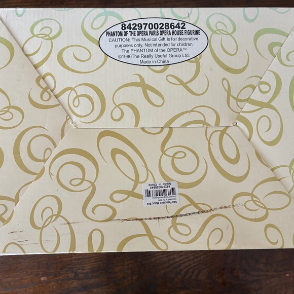 RARE 1986 Phantom of the Opera Paris Opera House Music Box - Picture 7 of 9